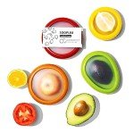 Avocado and Tomato Savers - Set of 4 Reusable Containers