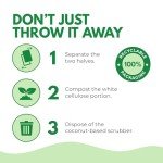 Eco-Friendly Natural Kitchen Sponges - 6 Pack