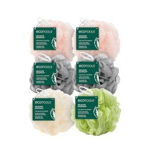 EcoTools Exfoliating Bath Sponge Set - 6 Pack