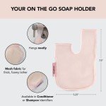 Eco-Friendly Recycled Soap Saver Bag - Blush