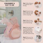 Eco-Friendly Recycled Soap Saver Bag - Blush