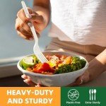 Compostable Cutlery Set - 150 Eco-Friendly Utensils