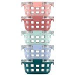 Eco-Friendly Glass Meal Prep Set with Lids