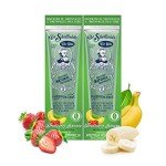 Natural Strawberry Banana Toothpaste - Fluoride Free, 2-Pack