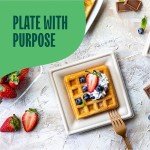 Eco-Friendly 6-Inch Compostable Paper Plates (50-Pack)