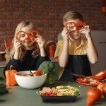 Eco-Friendly Meal Prep Containers - 50 Pack, 32oz