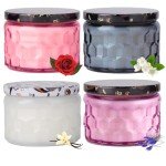 Natural Soy Wax Scented Candle Set - 4 Pack