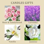 Natural Soy Wax Scented Candle Set - 4 Pack