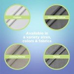 Eco-Friendly Cotton Shower Curtain (36" x 74")