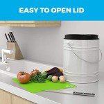 Eco-Friendly Kitchen Countertop Compost Bin - 3L