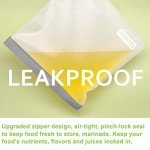 Qinline 24-Pack Eco-Friendly Reusable Food Storage Bags