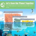 Qinline 24-Pack Eco-Friendly Reusable Food Storage Bags