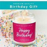 Buttercream Vanilla Eco-Friendly Birthday Candle 9oz