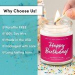 Buttercream Vanilla Eco-Friendly Birthday Candle 9oz