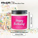 Buttercream Vanilla Eco-Friendly Birthday Candle 9oz