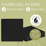 Bamboo Compost Bin Set for Kitchen Waste