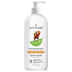 Eco-Friendly Citrus Dish Soap, EWG Verified 33.8 oz