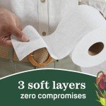 Eco-Friendly 100% Recycled Toilet Paper, 24 Rolls