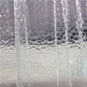 Eco-Friendly 3D Water Cube Shower Curtain Liner