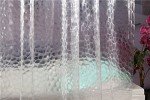 Eco-Friendly 3D Water Cube Shower Curtain Liner