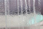 Eco-Friendly 3D Water Cube Shower Curtain Liner