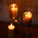 Natural Beeswax Pillar Candles - Set of 4