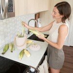 Stylish Smell-Proof Kitchen Compost Bin - 1.1 Gallon