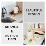 Stylish Smell-Proof Kitchen Compost Bin - 1.1 Gallon