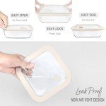 Eco-Friendly Glass Food Container Set - 4 Pack