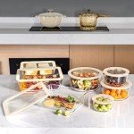 Eco-Friendly Glass Food Container Set - 4 Pack