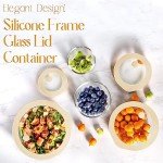 Eco-Friendly Glass Food Container Set - 4 Pack