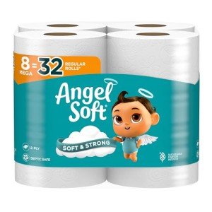 Angel Soft Eco-Friendly Mega Toilet Paper Rolls