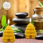 Beeswax Votive Candle Set - Eco Friendly Home Decor