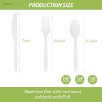 380 Count Compostable Cutlery Set – Eco-Friendly Essentials