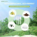 380 Count Compostable Cutlery Set – Eco-Friendly Essentials