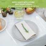 380 Count Compostable Cutlery Set – Eco-Friendly Essentials