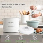 Eco-Friendly Kitchen Compost Bin – 1.3 Gallon