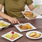 75 Pack Compostable Take Out Food Containers