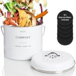 Eco-Friendly Kitchen Compost Bin – 1.3 Gallon
