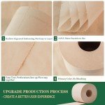 Eco-Friendly Bamboo Toilet Paper - 18 Rolls