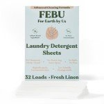 FEBU Eco Laundry Detergent Sheets - Fresh Linen