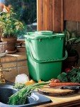 Odor-Free Kitchen Compost Bin with Snap-Lock Lid