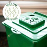 Odor-Free Kitchen Compost Bin with Snap-Lock Lid
