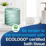 Eco-Friendly 100% Recycled Toilet Paper - 96 Rolls