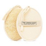 Eco-Friendly Loofah Sponge Set with Travel Pouch