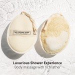 Eco-Friendly Loofah Sponge Set with Travel Pouch