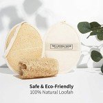 Eco-Friendly Loofah Sponge Set with Travel Pouch