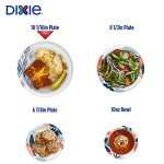 Dixie Eco-Friendly 10-Inch Paper Plates, 204 Count