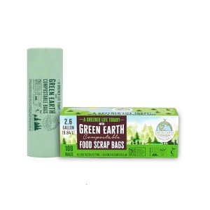 Compostable Kitchen Food Scrap Bags, 100 Count