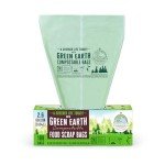 Compostable Kitchen Food Scrap Bags, 100 Count